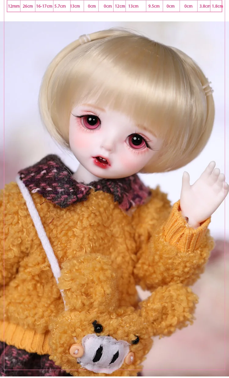 1/6 масштаб BJD Кукла Милый ребенок девочка BJD/SD смола фигурка кукла модель DIY игрушка подарок. В комплекте одежда, обувь, парик полный набор A0086Carol