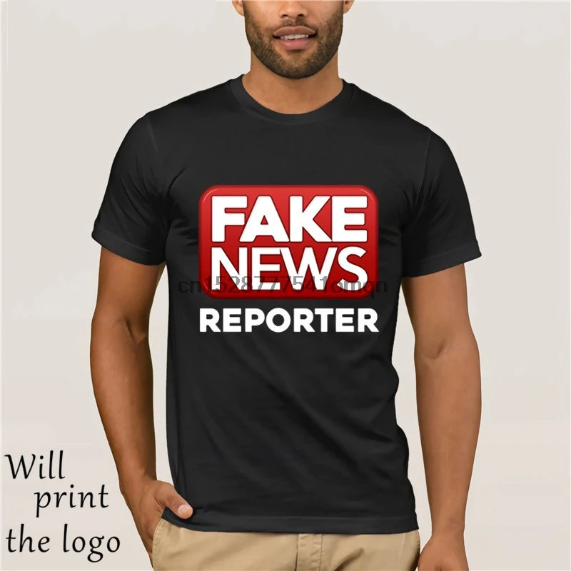 Camiseta De Reportero De Noticias Falsas Camiseta Divertida De camiseta-de-reportero-de-noticias-falsas-camiseta-divertida-de