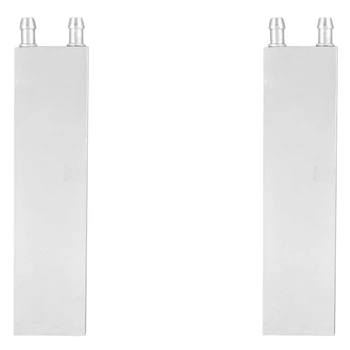 

2 Pcs Aluminum Water Cooling Block Cooler for Computer CPU Radiator-160 X 40 X 12 Mm & 200 X 40 X 12 Mm