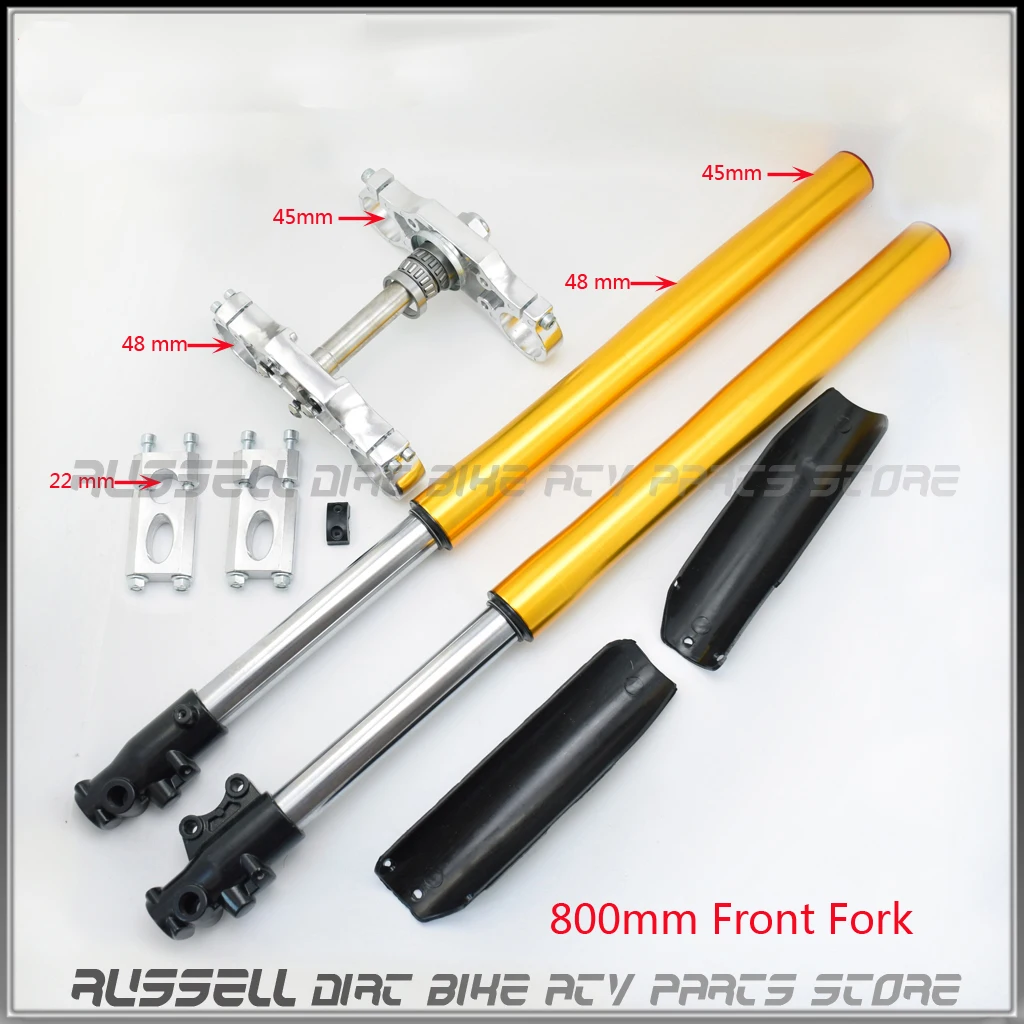 Motorcycle 800mm Upside Down Front Fork Shock Absorbers Suspension