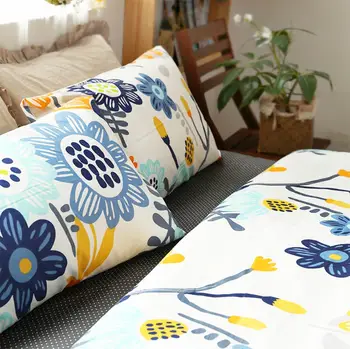

Cute pastoral blue flower bedding set adult teen kid girl,cotton twin full queen home textile bed sheet pillow case duvet cover