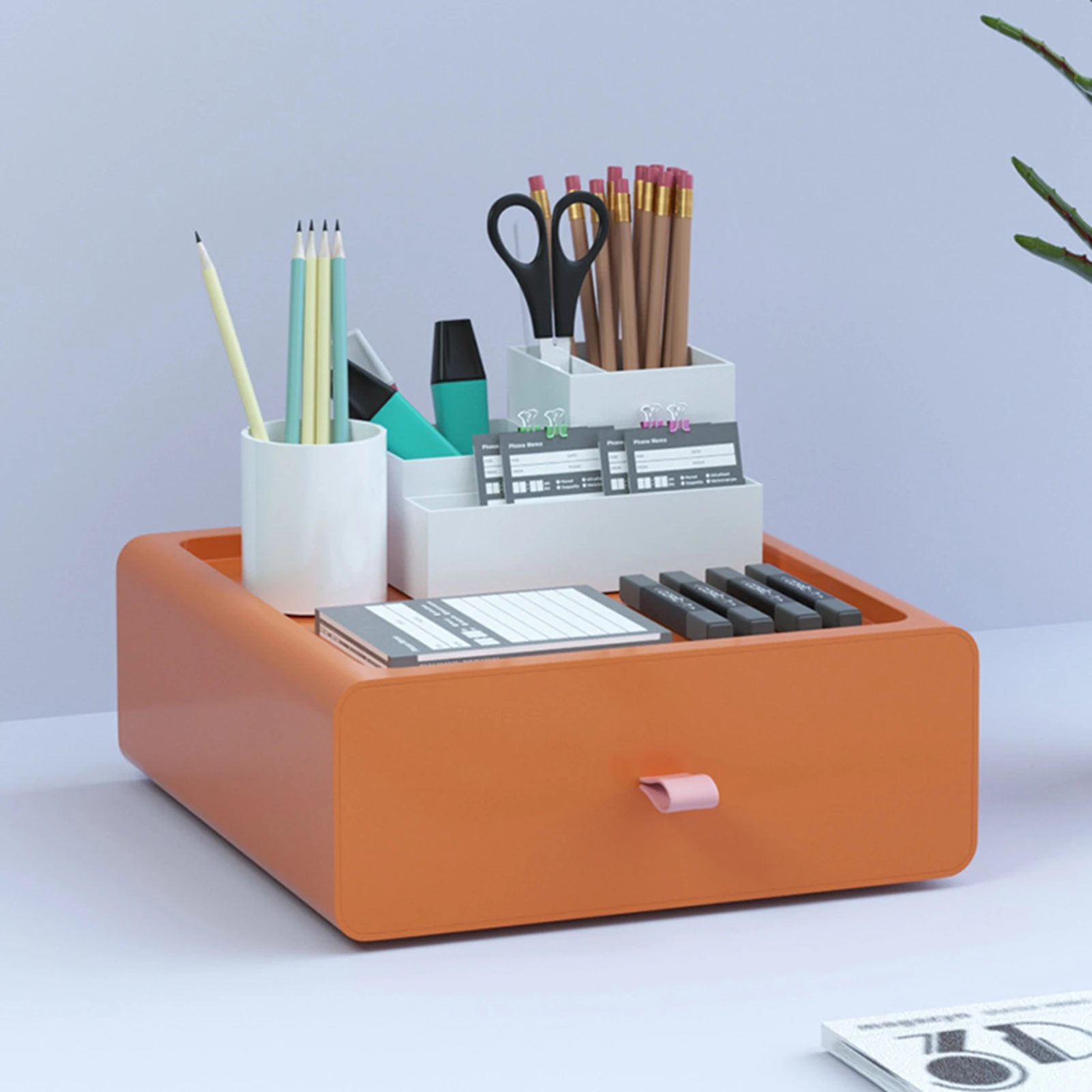 

HOT SALES!!! Multifunctional Plastic Drawer Type Desktop Storage Box Student Stationery Holder Cosmetic Case 200X210X75CM