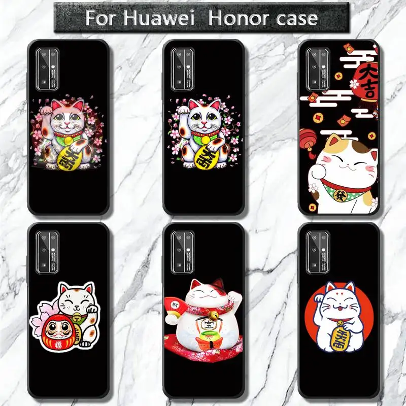 Custodia Per Telefono Lucky Cat Per Huawei Honor 30 Lite 30 20 10 Pro Lite View 10 9 8C 5A Riproduci Cover Per Telefono 8X Honor