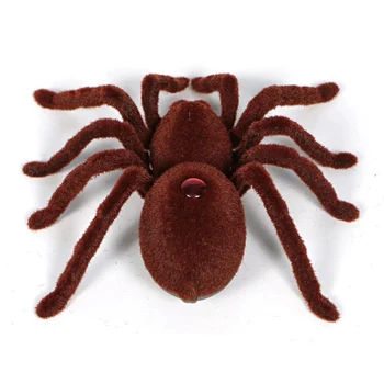

1Pc Black Big Halloween Plush Spiders Kids Children Toy Plush Black Multicolour Style For Party Halloween Decoration