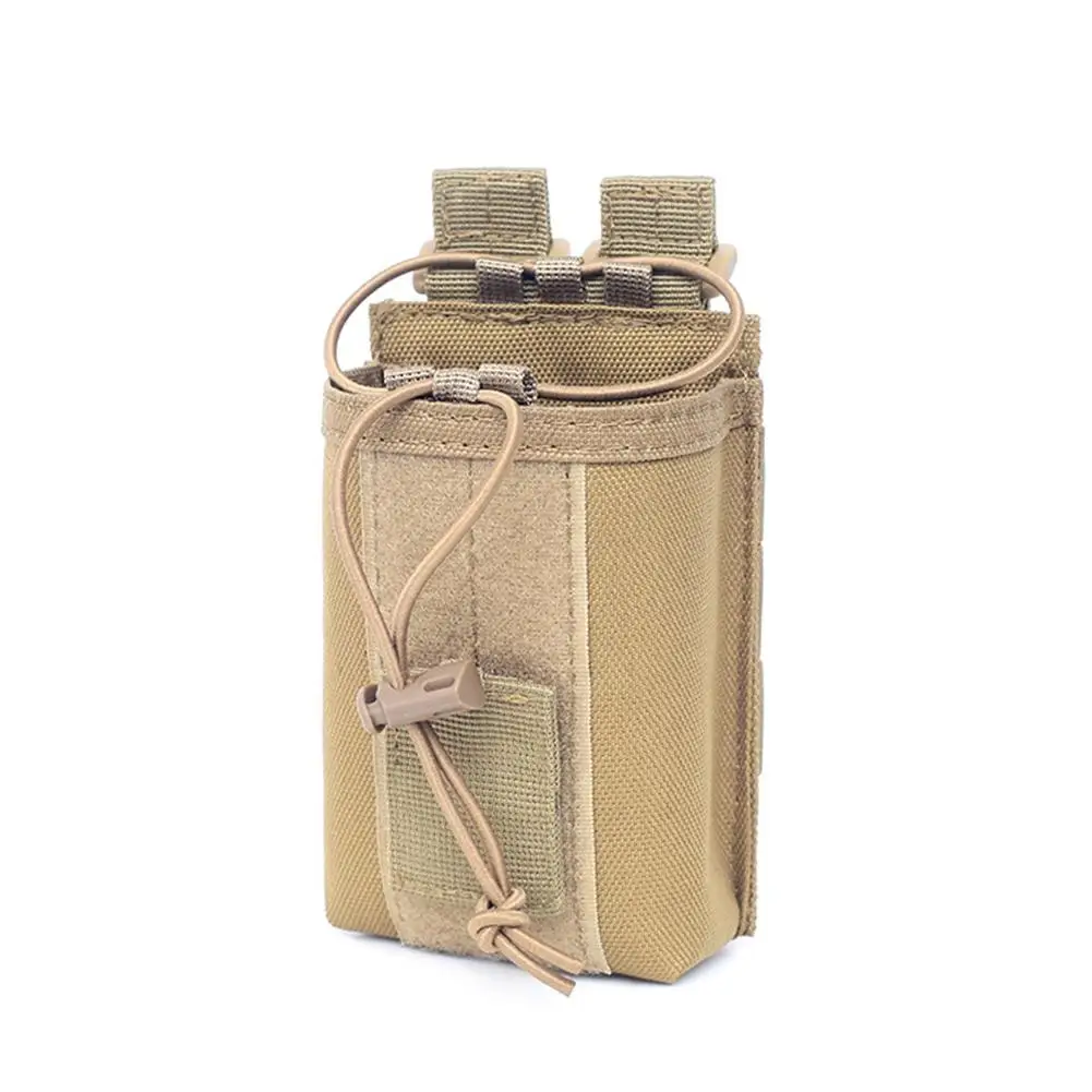 C Военный Molle Радио Walkie держатель рации сумка 1000D нейлон Открытый Чехол тактический спортивный кулон Журнал Mag карман - Цвет: C