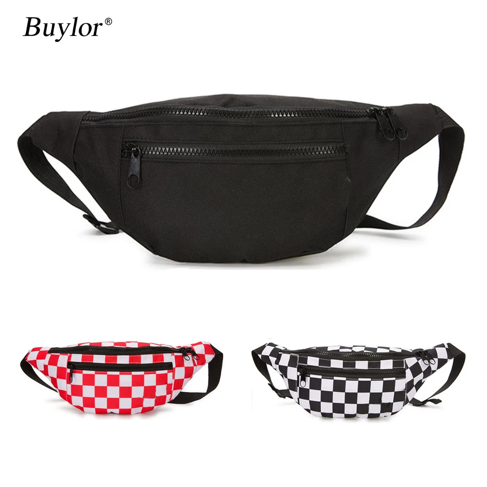 Bum-Bag Fanny-Pack Shoulder-Pack Phone-Pocket Women Canvas Hip-Hop Trend New Buylor Fahsion
