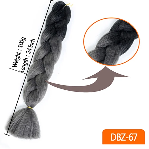 MUMUPI Jumb плетеные синтетические волосы доступны 24 дюймов крючком светлые волосы для женщин для наращивания огромные косички Прически - Цвет: #530