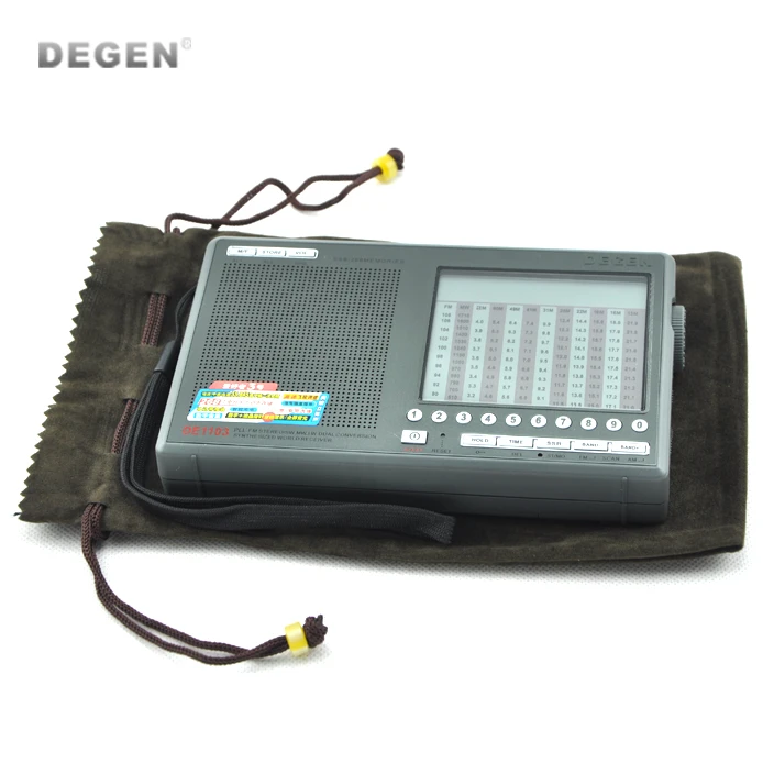 Degen DE1103 цифровой FM AM LW MW SW стерео радио DE1103 Degen DE-1103 боковая полоса(SSB) бит DSP версия