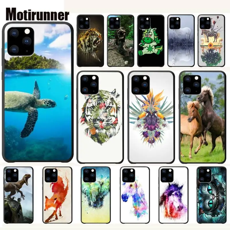 Мягкий черный чехол для телефона с животным тропическим раем Iphone 6s Plus Iphone6s + Чехлы