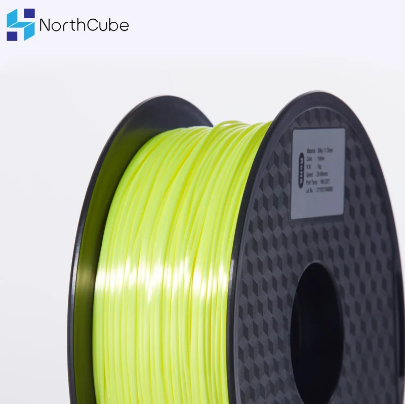 NorthCube 3D печать шелковая PLA нить для 3d принтера нить 1,75 мм 1 кг шелковая как серия цветная нить
