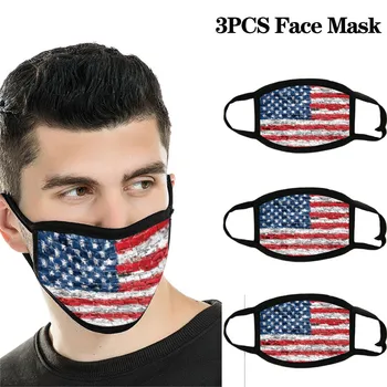 

face mask 3PCS Unisex Washable Reusable Clean Convenient Comfortable Cotton Face Mask mascarilla masque маска маски pig horse