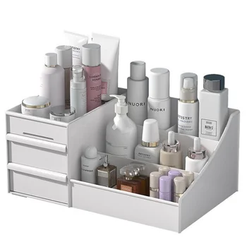 

2020 Large Capacity Cosmetic Storage Box Makeup Drawer Organizer Jewelry Nail Polish Container Desktop Sundries Storage Case