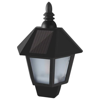 

Outdoor Water Resistant Wall Lantern Lightweight Solar Lamp Wirless Photocell LED Light Dawn Sensor Lamp for Garden Courtyard