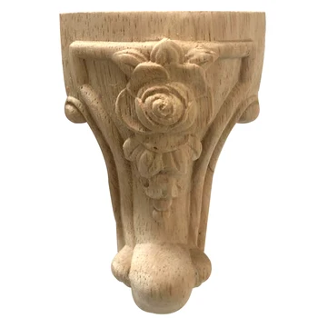 

Cabinet Sofa Anti Scratch Wood Carving Tea Table Easy Install European Style Replacement Stand Furniture Legs Home Accessories