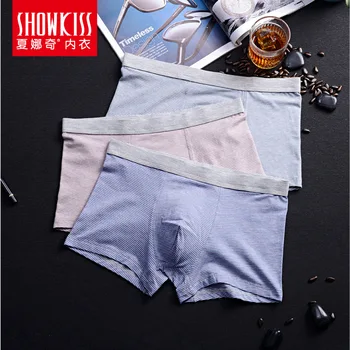 

New Modal Cotton Striped Men's Boxer Business Men's Calvin Boxer Shorts Men Sexy Underpants Panties