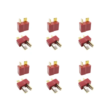 

40Pcs(20Pairs) T Plug Male & Female Jack Deans Terminals Connectors Kits for RC LiPo Battery Helicopter