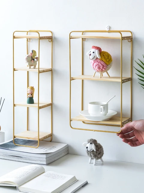 Wall hanging iron rack sale