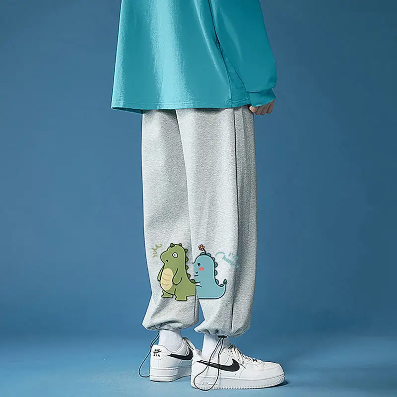 

Sweatpants Men Joggers Casual Sports Pants Streetwear Harajuku Ankle-length Trousers Harem Pants For Men 2021 Fashion Techwear