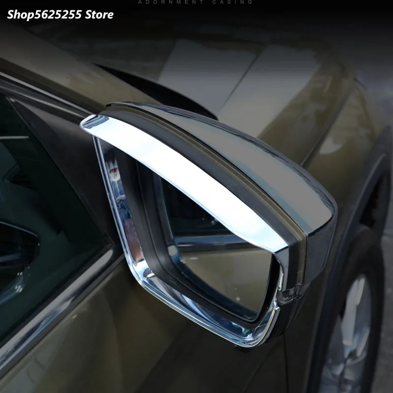 

For Skoda Karoq 2016 2017 2018 2019 2020 2021 Accessories Rearview Mirror Rain Eyebrow Modified Reflective Mirror Car Decoration