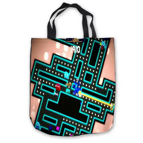 

Custom Canvas Arcade-Game-Series-Pac-Man- (1)Tote Hand Bags Shopping Bag Casual Beach HandBags Foldable 180911-03-64