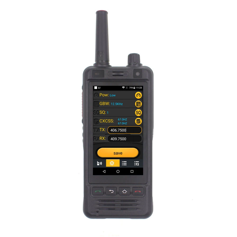 3G-W5 Anysecu 3g Wifi радио W5 Android 6,0 телефон PTT радио IP67 UHF рация 5MP камера REALPTT ZELLO POC трансивер - Цвет: 3G-W5