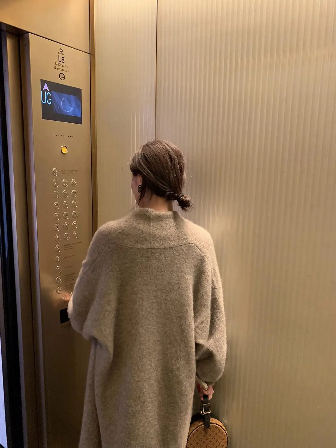 Baratos Elegante suéter de cachemira grueso largo cálido cárdigan mujer abrigo de invierno tejido moda suéteres cárdigan