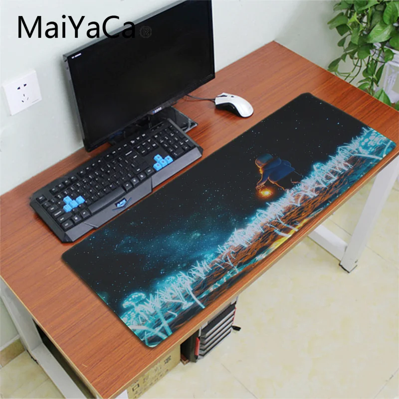 Lock Edge 30X70cm Maiyaca Игра Сказка подземелья офисные мыши коврик для мыши коврики для игровой мыши настольная клавиатура Аниме Коврик для мыши геймер Скорость версия Настольный коврик - Цвет: Lock Edge 30X70cm