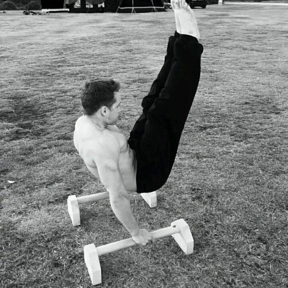 1 пара деревянный фитнес пуш-ап Pushup стойки бары Спорт Тренажерный зал Тренировка грудь бар тренажер захватываемый для рук бодибилдинг оборудование
