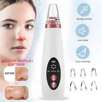 

Vacuum Suction Blackhead Remover Nose Facial Pore Cleaner Spot Acne Black Head Pimple Removal Beauty Face Skin Care Tools