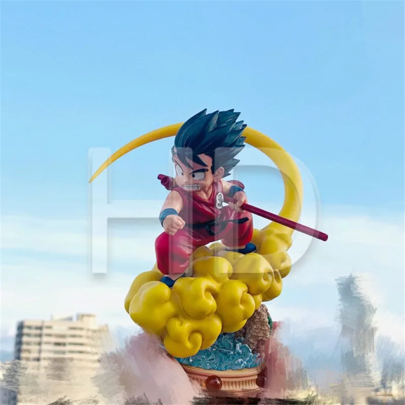 Dragon Ball Z открыть циррус детство Гоку GK смолы сцены Статуя Фигурка модель детский подарок игрушка X3560