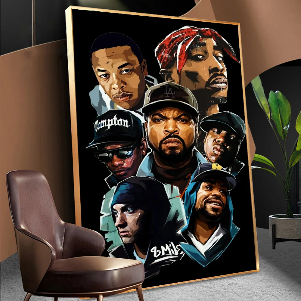 West Coast Hip Hop Tupac Music Poster Cave Ace