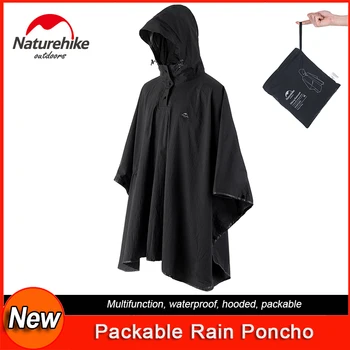

NatureHike Packable Rain Ponchos Waterproof Reusable Hooded Raincoat for Adults Men Women Outdoor Concert Sports Hiking Camping