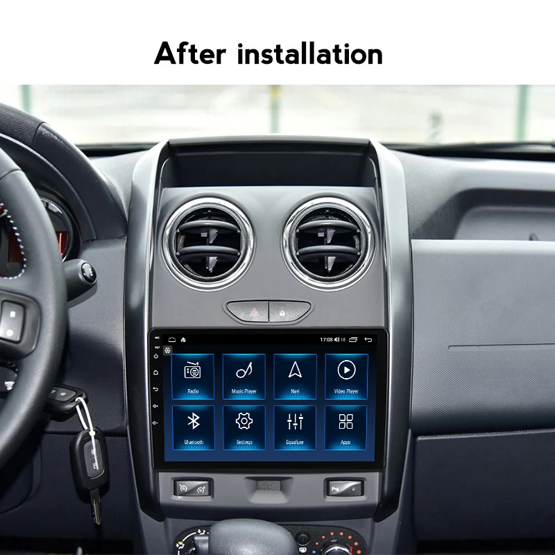 Android 10.0 4G 8cores Car Radio For Renault Duster 2015-2018 Multimedia Video Player 2 din RDS DSP GPS Navigaion Head unit WIFI |