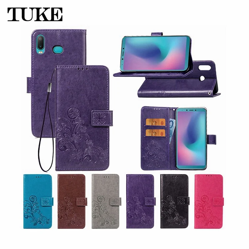 

For Cubot Dinosaur MAX R9 2017 X18 Rainbow 2 Plus Case TPU Embossed Flower Leather CASE Cover Free Strap