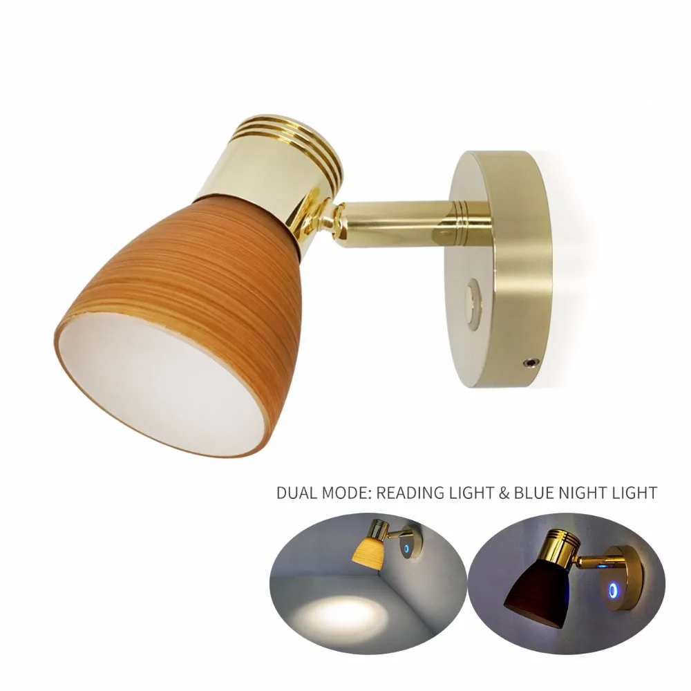 

Adjustable Car LED Reading Spotlight Light Dimmable Touch Switch Camper Light for Boats Camping RV Caravan