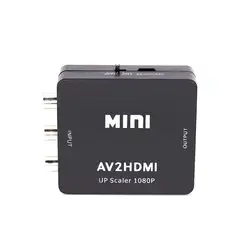 Мини AV к HDMI конвертер адаптер AV CVBS 3RCA к конвертер HDMI 1080P видео AV2HDMI конвертер для HDTV PS3 PS4 DVD PC