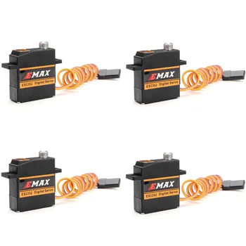 

4pcs EMAX ES3352 12.4g Mini Metal Gear Digital Servo for RC Airplane