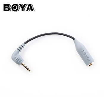 

BOYA BY-CIP2 3.5mm to TRRS TRS Microphone Cable Adapter for iPad iPod Touch iPhone BY-WM8 BY-WM6 BY-WM5 Microphone Accessories