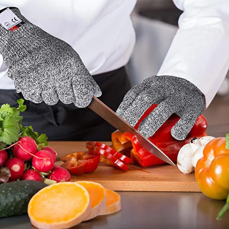 Устойчивая к порезам проволочная металлическая перчатка кухонные садовые мясники устойчивые к порезам безопасные садовые перчатки