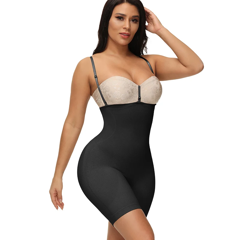 CXZD Women Bodysuit Butt Lifter Shapewear Seamless Adjustable shoulder strap Slimming Sheath Butt Lifter Push Up Thigh Slimmer plus size shapewear