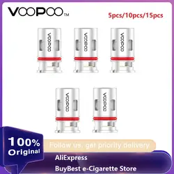 Оригинал 5 шт. 15 шт. VOOPOO PnP-VM1 сетка катушка для VOOPOO VINCI R/VINCI Mod Pod Kit 0.3ohm PnP-VM1 сетка катушка электронная сигарета Vape катушки