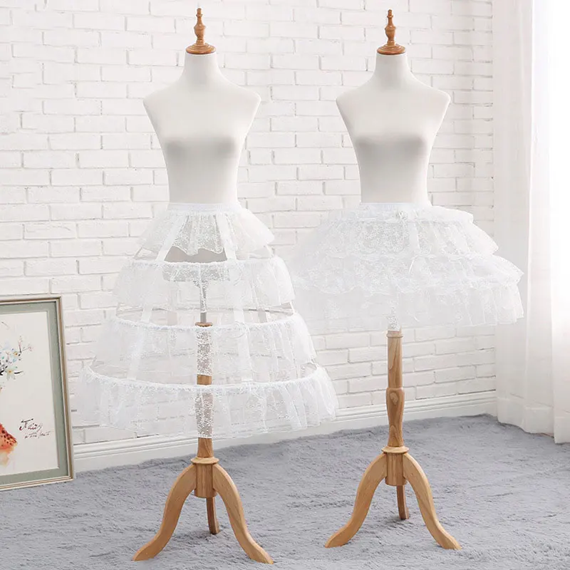 Adjustable Hoop Petticoat Crinoline Lace Underskirt underskirt lining,lolita underskirt