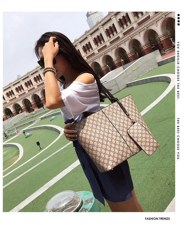 2019 Новая модная женская плечевая Корейская сумка Стильная вместительная Высококачественная сумка дикая бежевая сумка на плечо