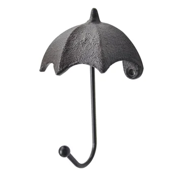 

Hair Pin Holder Umbrella Shape Hook Kitchen Wall Decorative Simple Modern Iron Structure Key Storage Hat Organizer Living Room