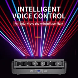 Lumière Laser RGB à tête mobile pleine couleur, faisceau Laser mobile pour éclairage de scène effet DJ Disco 