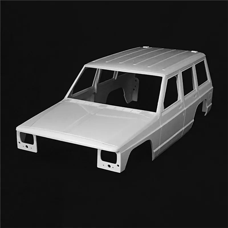 1:10 RC автомобиль корпус оболочка для Jeep Cherokee XJ жесткий корпус 12,32 дюймов 313 мм Колесная база с Металлическая Эмблема комплект( версия