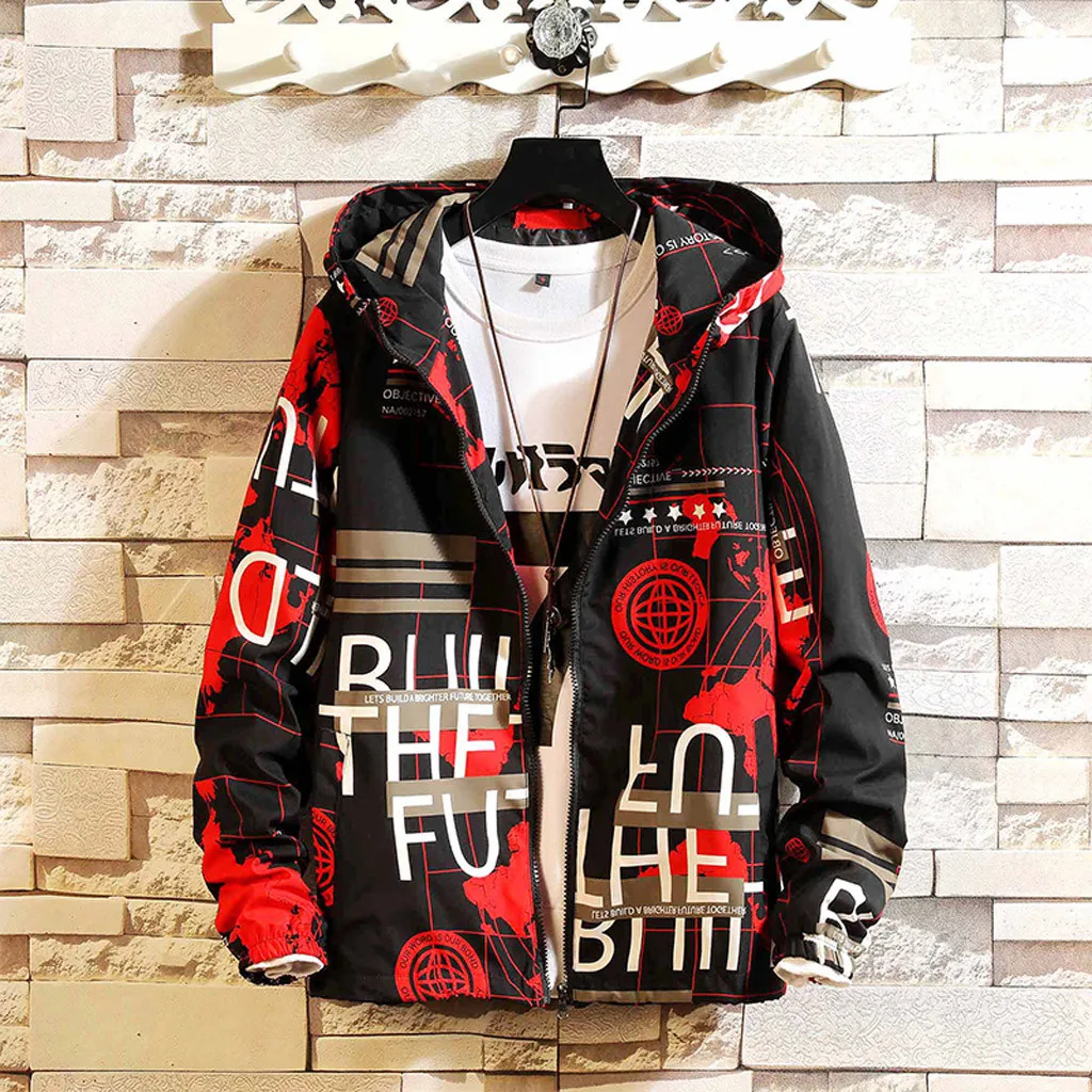 JAYCOSIN, мужская куртка, Chaqueta Hombre, осенняя повседневная куртка в стиле пэчворк с принтом, мужская уличная куртка в стиле хип-хоп, Jaqueta Masculino 19JUL31