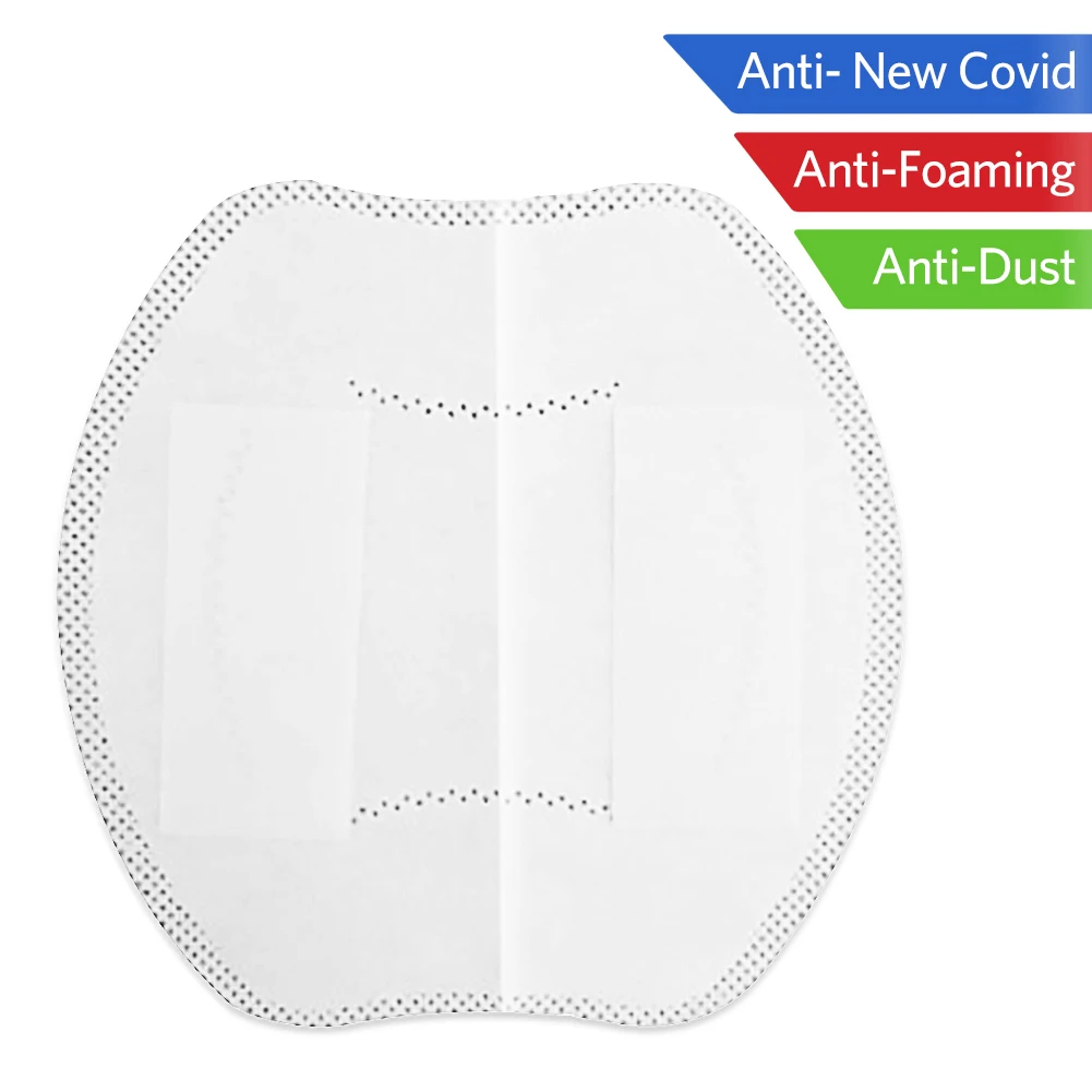 

1pc Mask Respirator Filter Pad Disposable Smog Prevention for All Face Masks