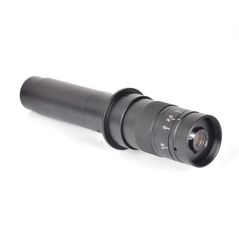  Adjustable 300X Zoom C-Mount Lens 0.7X-4.5X Magnification for HDMI USB Industry Video Microscope Ca