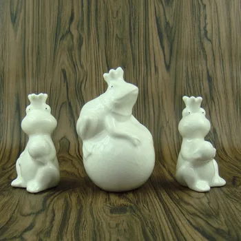 

PORCELAIN KING FROG AND SERVITOR MINIATURES ORNAMENTAL CERAMICS ANIMAL KINGDOM GIFT CRAFT FOR ROOM DECORATION AND ART COLLECTION